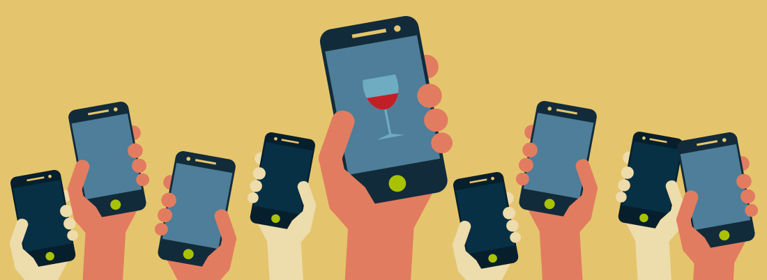 ¿Cuánto gastan los que compran vino a través de una app?