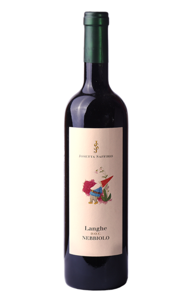 Botella de Josetta Saffirio Langhe DOC Nebbiolo 2021