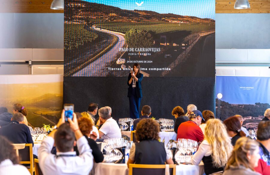 Momento del evento 'Encuentro con Alma' celebrado en Pago de Carraovejas