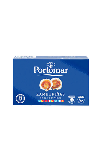 Zamburiñas en salsa de vieira 115 g Portomar