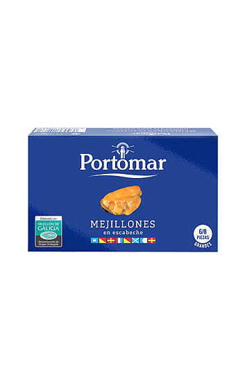 Mejillón en Escabeche Rías 6/8 piezas 111 g