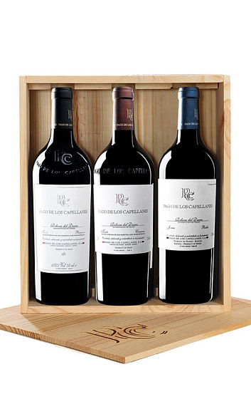 Estuche Pago de los Capellanes Joven 2012 (x1) + Crianza 2009 (x1) + Reserva 200