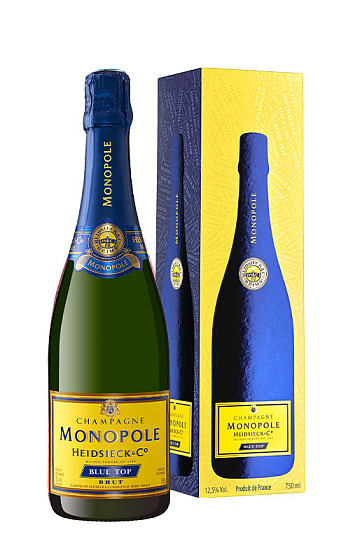 Heidsieck Monopole Blue Top Brut Geschenkset