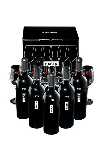 Estuche Habla Nº 23 2017 (x6) con 6 copas Riedel