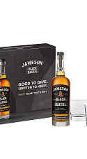 Jameson Black Barrel Box mit zwei Gläsern