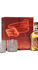 CARDHU 12 JAHRE SINGLE MALT SCOTCH WHISKY 70CL MIT 2 GLÄSERN