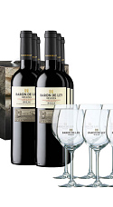 Pack Baron de Ley Reserva 2015 (x6) + 6 copas