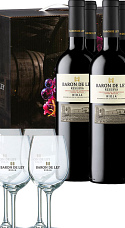 Pack Barón de Ley Reserva 2015 (x4) + 4 copos de oferta