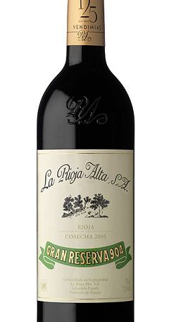 La Rioja Alta Gran Reserva 904 2005